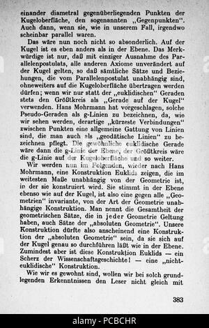 61 Vom Punkt zur Vierten Seite 383 Dimension Banque D'Images
