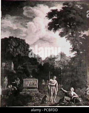 54 paysage arcadien par Johannes Glauber Rijksdienst voor het Cultureel Erfgoed B635 Banque D'Images