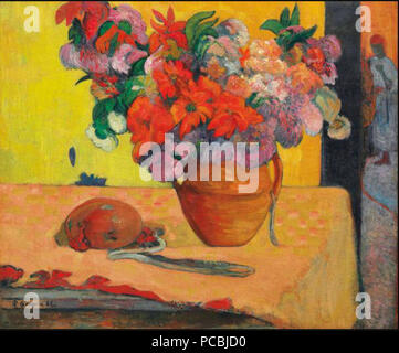 471 Paul Gauguin Fleurs dans un vase Banque D'Images