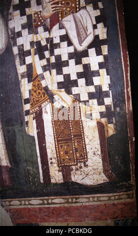 46 peintures dans l'église de la Théotokos Peribleptos Ohrid de 0145 Banque D'Images