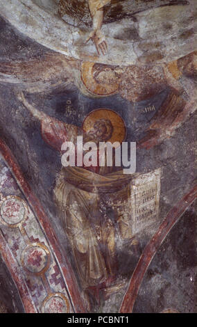 46 peintures dans l'église de la Théotokos Peribleptos Ohrid de 0159 Banque D'Images