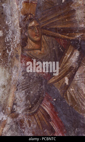 46 peintures dans l'église de la Théotokos Peribleptos Ohrid de 0158 Banque D'Images