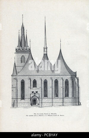 53 Soupis politický lounský památek, Cheb okres, Kostel sv. Mikuláše, Alois Masák Banque D'Images