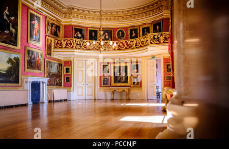 Intérieur de Goodwood House, West Sussex Banque D'Images