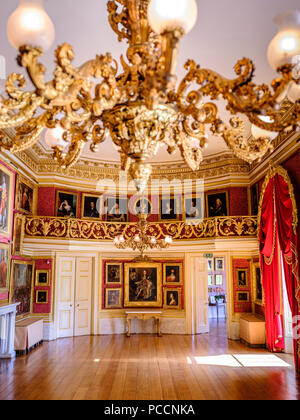 Intérieur de Goodwood House, West Sussex Banque D'Images