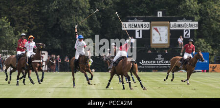 Action de la King Power Gold Cup, finale Cowdray, West Sussex, UK Banque D'Images