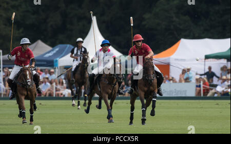 Action de la King Power Gold Cup, finale Cowdray, West Sussex, UK Banque D'Images