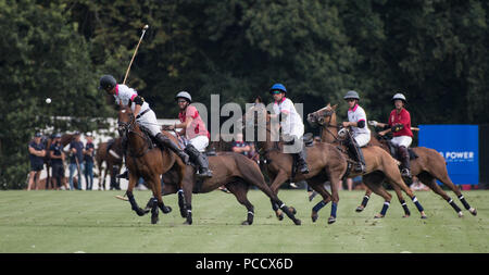 Action de la King Power Gold Cup, finale Cowdray, West Sussex, UK Banque D'Images