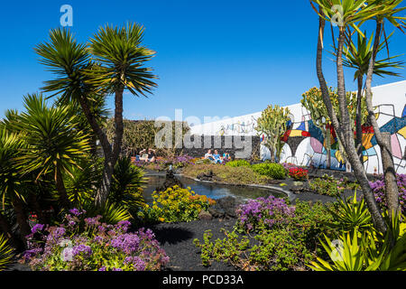 Volcano House, Fondation Cesar Manrique, Tahiche, Lanzarote, Canaries, Espagne, Europe, Atlantique Banque D'Images