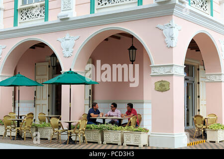 Casa Rosada, Manta Ville, Province de Manabi, Équateur, Amérique du Sud Banque D'Images