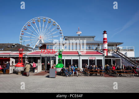 Place centrale de liste, Sylt, au nord de l'île de la Frise, Frise du Nord, Schleswig-Holstein, Allemagne, Europe Banque D'Images