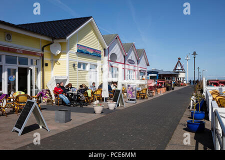 Place centrale de liste, Sylt, au nord de l'île de la Frise, Frise du Nord, Schleswig-Holstein, Allemagne, Europe Banque D'Images