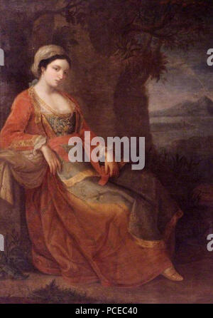 22-Une femme en robe-napolitaine-art-Angelika-Kauffmann Banque D'Images