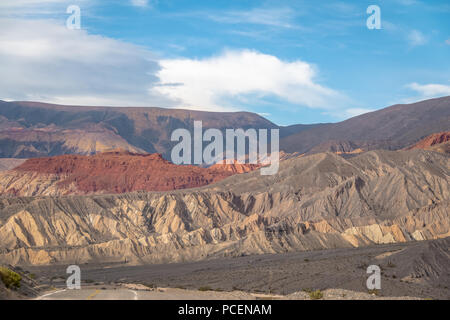 Quebrada del Toro Montagnes - Quebrada del Toro, Salta, Argentine Banque D'Images