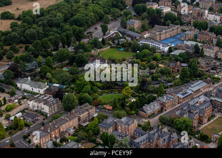 Vue aérienne de Bristol Zoo dans la ville de Bristol dans le sud-ouest de l'Angleterre. Banque D'Images