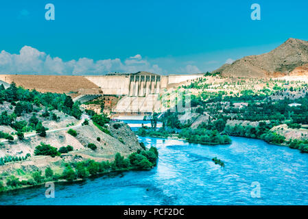 Ozluce est une rivière du sud de la périphérie de Yayladere dans Bingol, Province de la Turquie. Banque D'Images