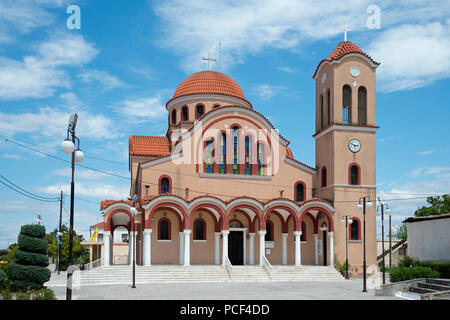 Église, Mirsini, Elis, Péloponnèse, Grèce Banque D'Images