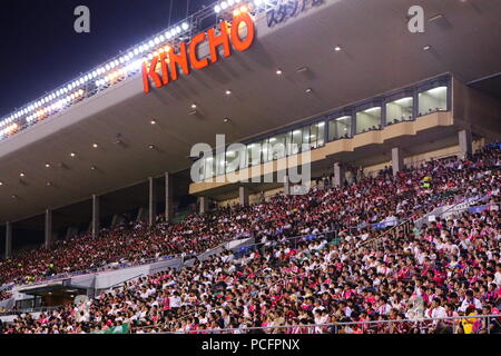 Osaka, Japon. 1er août 2018. Vue générale : Football/soccer 2018 J1 match de championnat entre Cerezo Osaka 1-1 Vissel Kobe au Kincho Stadium à Osaka, Japon . Credit : Naoki Nishimura/AFLO SPORT/Alamy Live News Banque D'Images