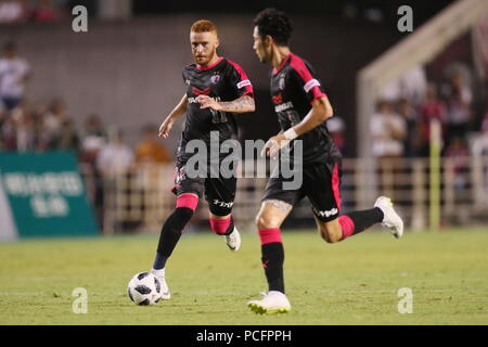 Osaka, Japon. 1er août 2018. Souza (Cerezo) Football/soccer : 2018 J1 match de championnat entre Cerezo Osaka 1-1 Vissel Kobe au Kincho Stadium à Osaka, Japon . Credit : Naoki Nishimura/AFLO SPORT/Alamy Live News Banque D'Images