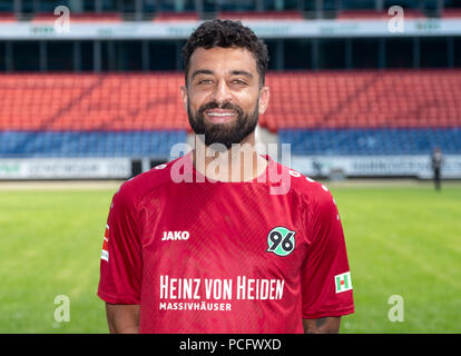 Bundesliga allemande, photocall officiel Hannover 96 pour la saison 2018/19, à Hanovre, Allemagne : Felipe ; Photo : Peter Steffen/dpa | conditions dans le monde entier Banque D'Images