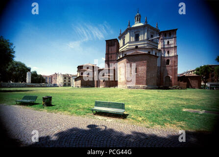 L'Italie, Lombardie, Milan, San Lorenzo Maggiore Basilica Banque D'Images