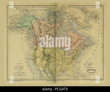 95 Bouillet - Atlas universel, carte 84 Banque D'Images