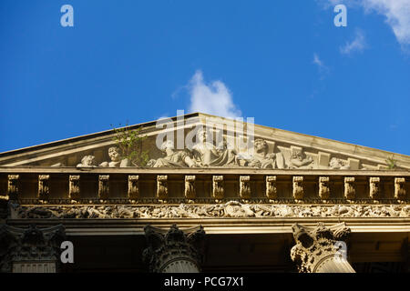 Détail sur la frise de la Chambre du Conseil, Museum and Art Gallery, Birmingham, Angleterre. Banque D'Images