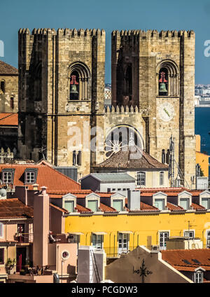 Lisbonne. Zé cathédrale Banque D'Images