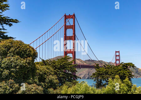 Golden Gate Bridge, San Francisco, Californie, États-Unis d'Amérique, samedi, 02 juin, 2018. Banque D'Images