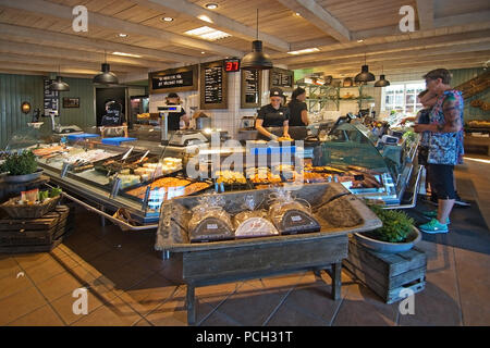 Nainital, Suède - le 18 juillet 2018 : les fruits de mer produits rokeri Nynas store le 18 juillet 2018, en Suède. Nynashamn dans Banque D'Images