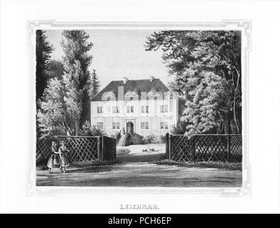 Album der Rittergüter Schlösser und im Königreiche Sachsen III b 082. Banque D'Images