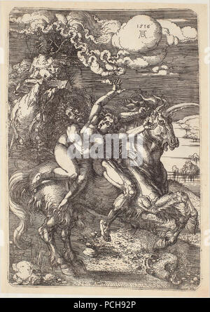 Albrecht Dürer - Enlèvement de Proserpine sur une licorne - Banque D'Images