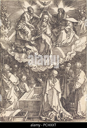 Albrecht Dürer - L'Assomption et couronnement de la Vierge ( 1943.3.3631). Banque D'Images