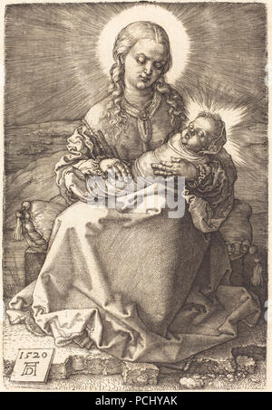 Albrecht Dürer - La Vierge à l'enfant emmailloté ( 1943.3.3545). Banque D'Images