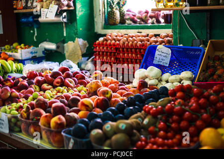 Marché de Fruits et légumes à Malte Banque D'Images