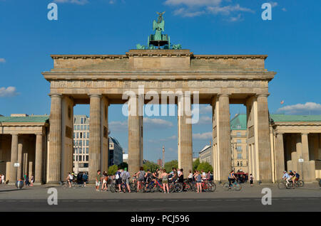 Brandenburger Tor, Platz des 18. Maerz, Mitte, Berlin, Deutschland Banque D'Images