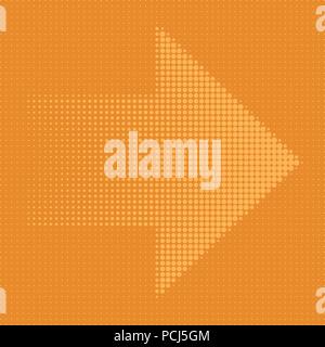 Points de trame de flèche. Vector EPS 10 Illustration de Vecteur