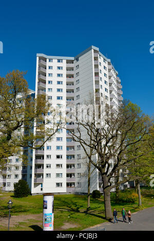 Wohnhaus, Greenwichpromenade, Tegeler See, Tegel, Reinickendorf, Berlin, Deutschland Banque D'Images