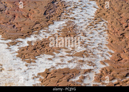 Avec de la glace de la rivière Paria, Grand Escalier Escalante National Monument, Arizona USA Banque D'Images