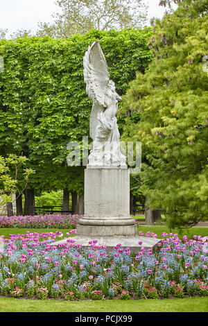 Jardin du Luxembourg, statues à Paris Banque D'Images