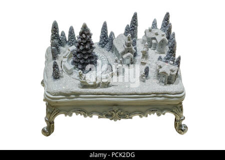 Hiver Noël miniature Banque D'Images