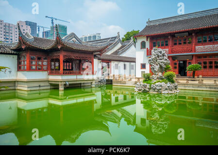 Wen Miao, Temple de Confucius, à Shanghai, Chine Banque D'Images