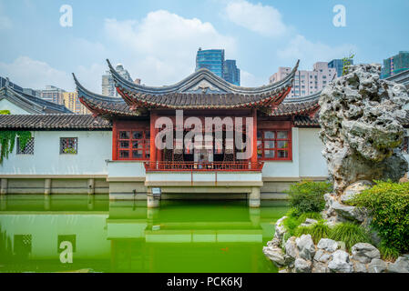 Wen Miao, Temple de Confucius, à Shanghai, Chine Banque D'Images