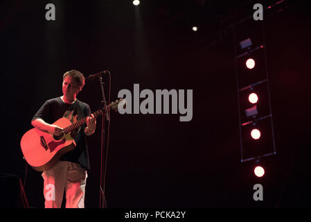 BONTIDA POUR, Roumanie - 22 juillet 2018 : groupe de rock alternatif britannique rien mais les voleurs en live au festival du château électrique Banque D'Images