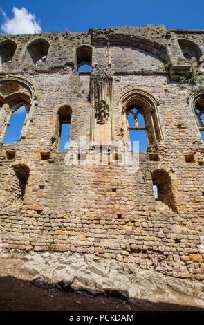 L'intérieur de la Grande Tour, le château de Chepstow, au Pays de Galles Banque D'Images