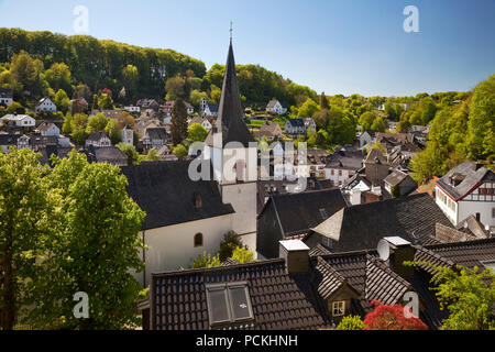 Intérieur d'église paroissiale de Saint Maria Himmelfahrt, Blankenheim, Eifel, Rhénanie du Nord-Westphalie, Allemagne Banque D'Images