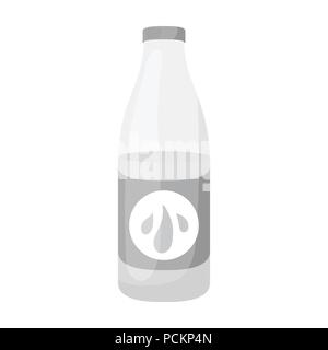 Dans l'icône Lotion style monochrome isolé sur fond blanc. Symbole de soin de peau vector illustration. Illustration de Vecteur