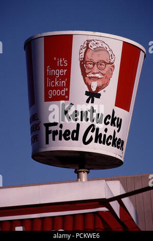 Kentucky Fried Chicken restaurant fast food à San Francisco, Californie Banque D'Images