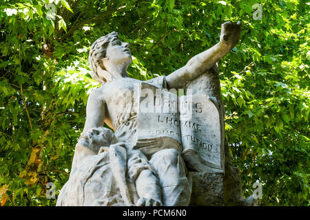 Monument de la résistance, Barjols, France, Var Banque D'Images