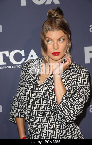 West Hollywood, USA. 2 Août, 2018. Fergie à la FOX TCA Summer Party All-Star de West Hollywood, Californie le 2 août 2018. Credit : Faye Sadou/media/Alamy Punch Live News Banque D'Images